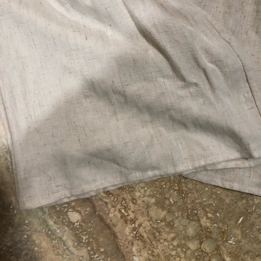 🆕Shasta Linen Lace Bodice Wide-Leg Cream Jumpsuit - Picture 11 of 13